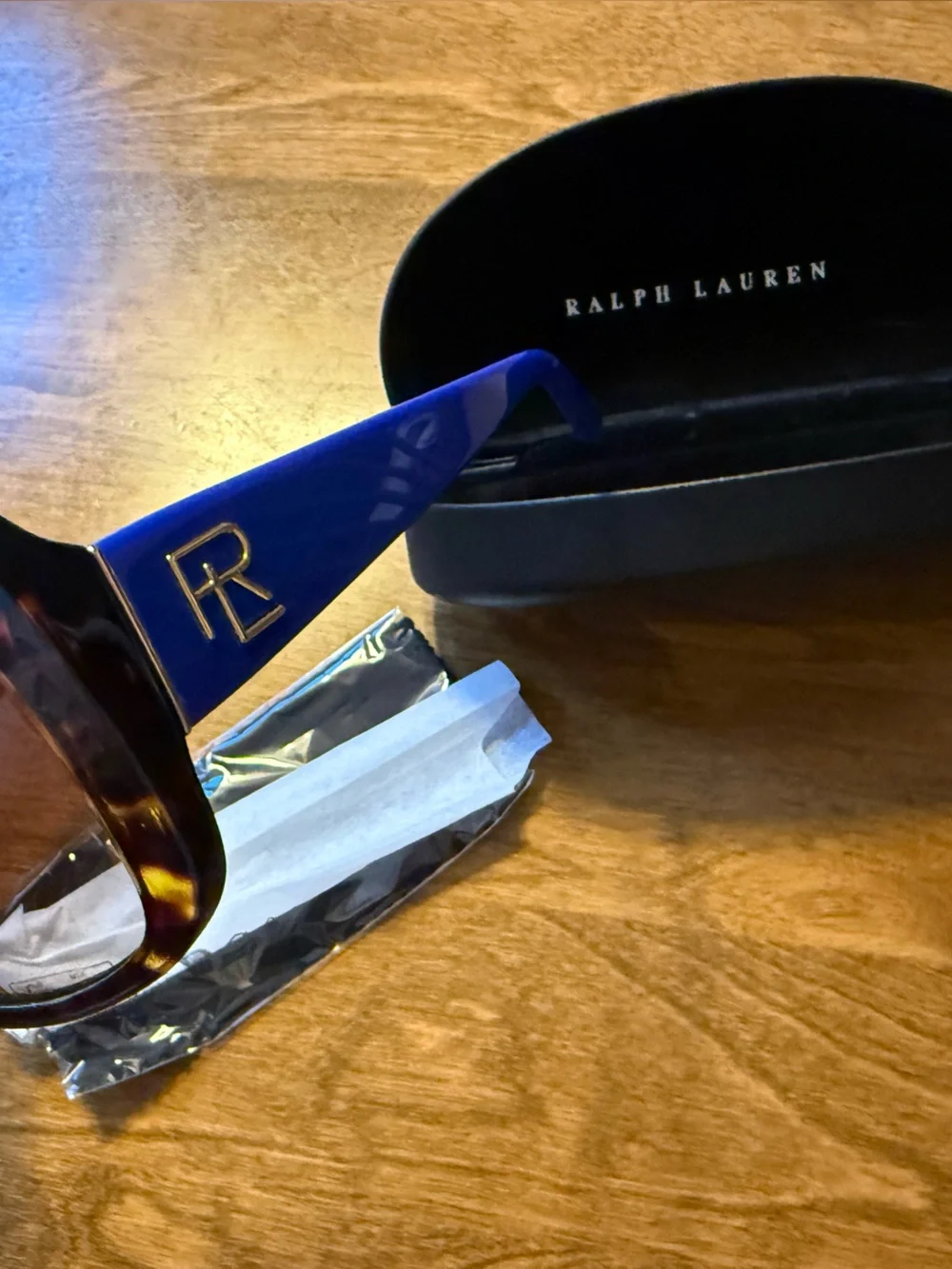 Ralph by Ralph Lauren Women's RL8144 Rectangular Sunglasses, Shiny